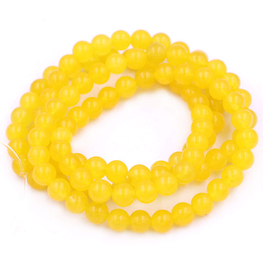 Vòng chuỗi 108 hạt đá Thạch Anh Vàng - Chuỗi Đá Phong thủy Size 6mm, 8mm - Hợp mệnh Kim, mệnh Thổ - Tràng chuỗi niệm Phật Bình an, Thuận lơi