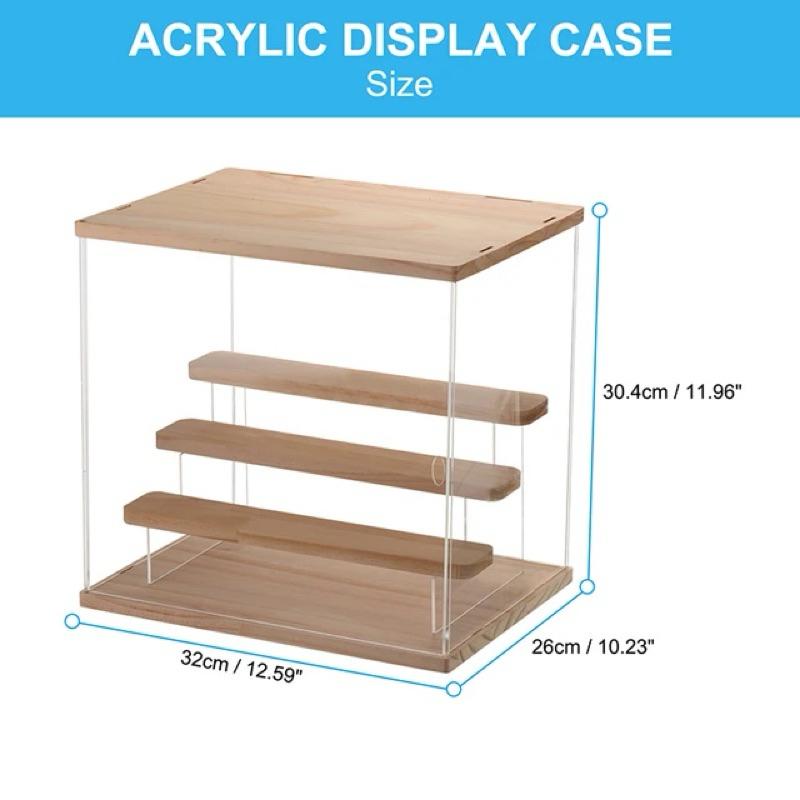 Hộp mica kèm kệ trưng bày sản phẩm