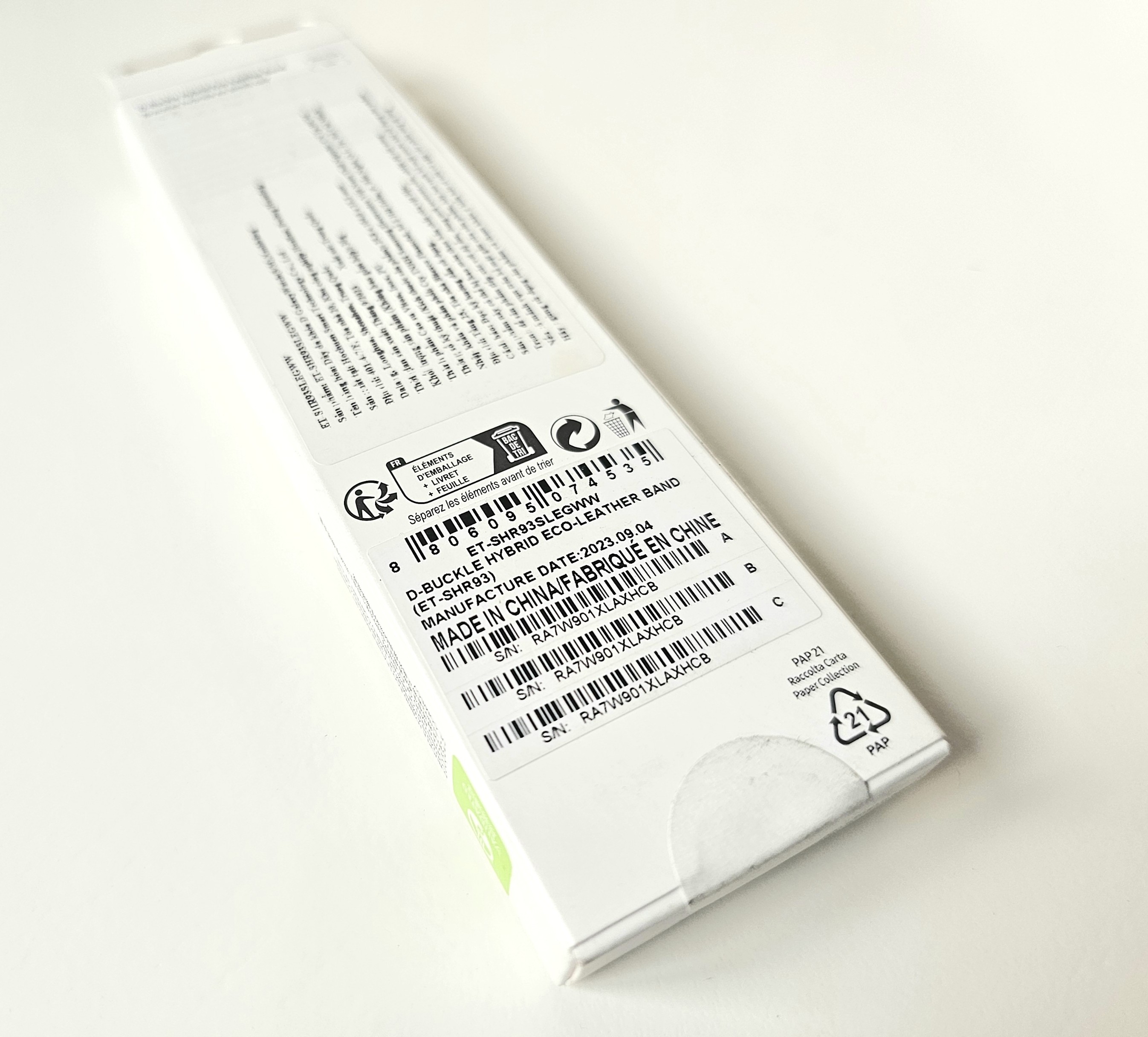 Dây da khóa D Samsung Galaxy Watch - Hàng Chính Hãng