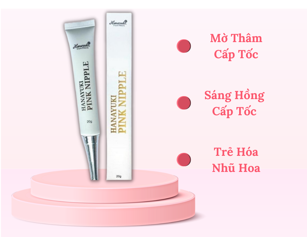 Kem Hồng Nhủ Hoa Hanayuki Pink Nipple 20g