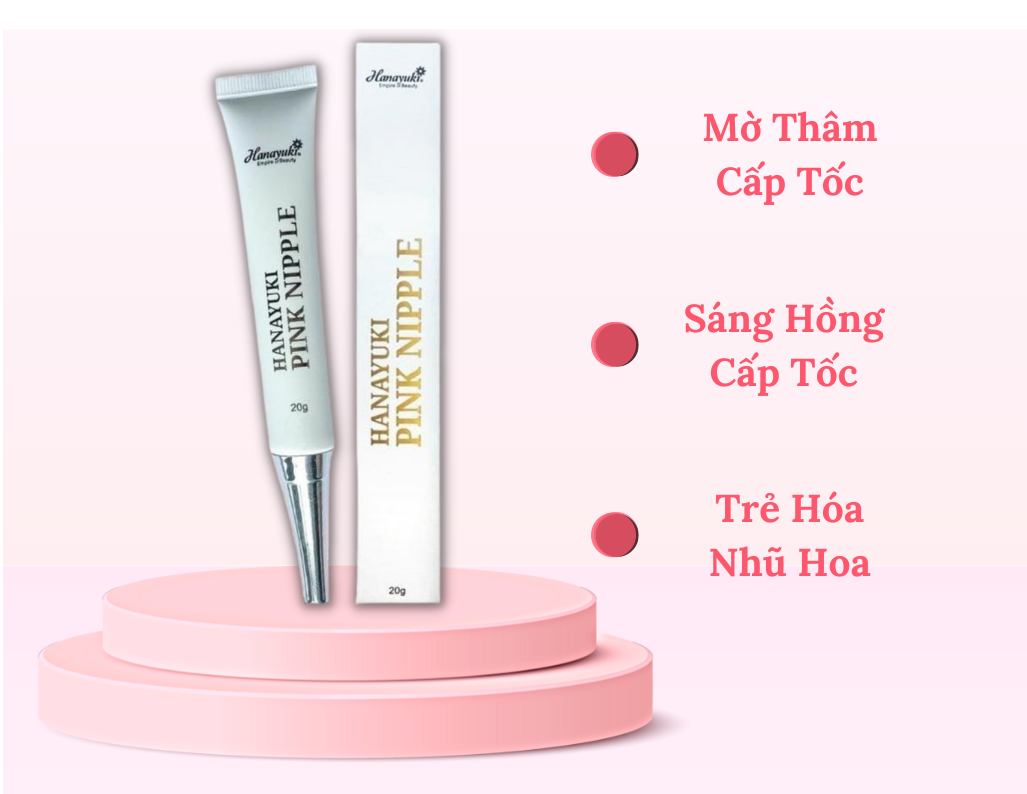 Kem Hồng Nhủ Hoa Hanayuki Pink Nipple 20g ( HÀNG CHÍNH HÃNG )