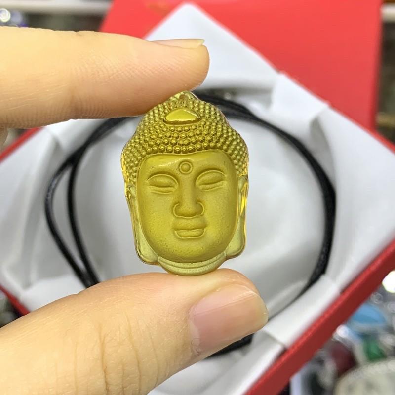 Mặt dây chuyền Phật đá Lưu ly