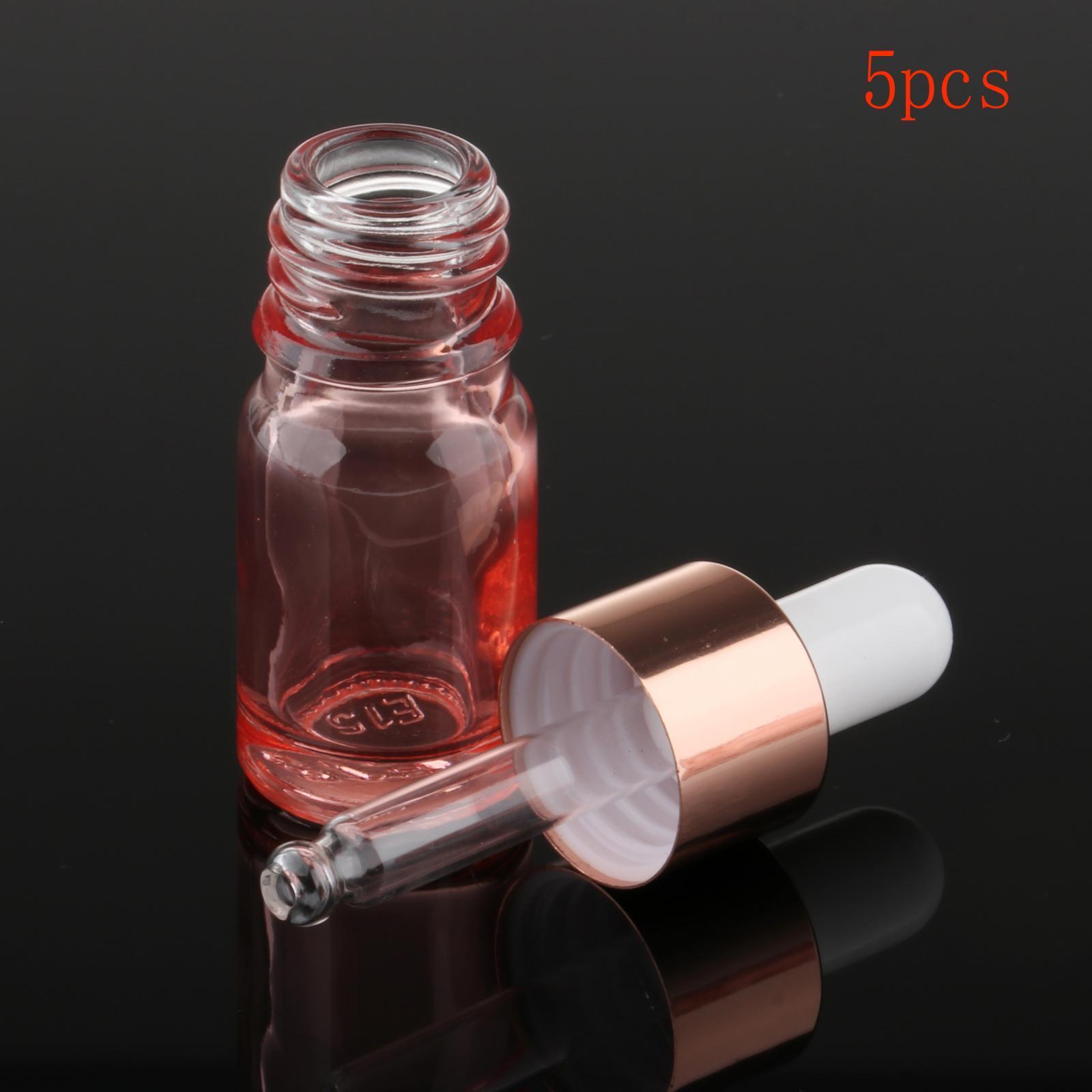 Multifunction Glass Eye Dropper Bottle for Oil Massage Perfumes  5ml