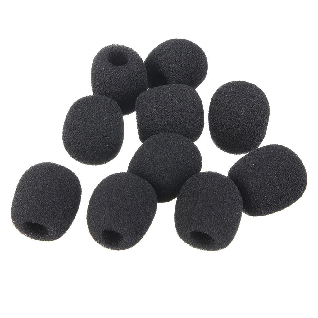 3-7pack 10Pcs Small Foam Covers Windscreen Windshield for Microphone 18mm x 8mm