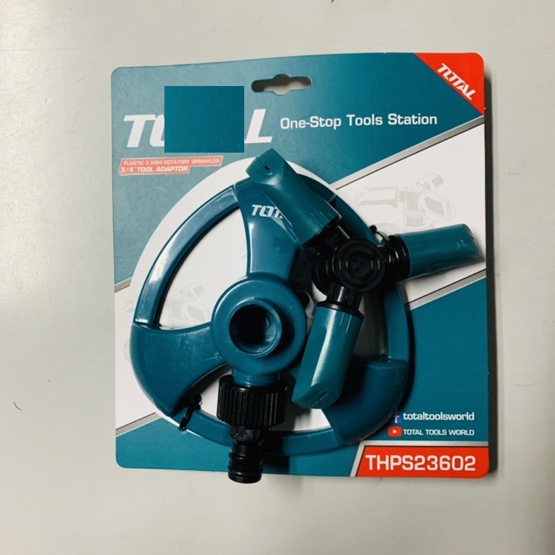 Đầu phun tưới nước 3 tay xoay total THPS23602