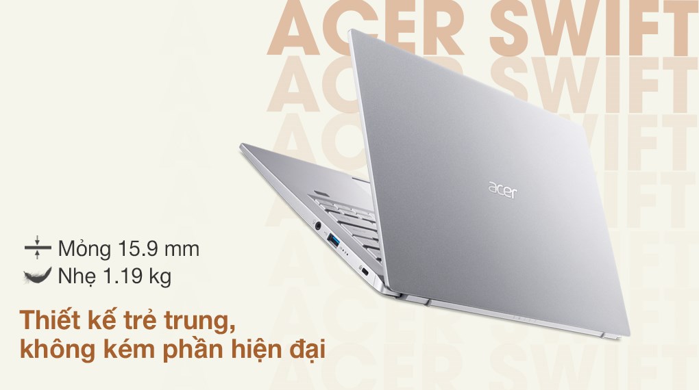 Máy Tính Xách Tay Laptop Acer Swift 3 SF314-511-55QE - Hàng Chính Hãng