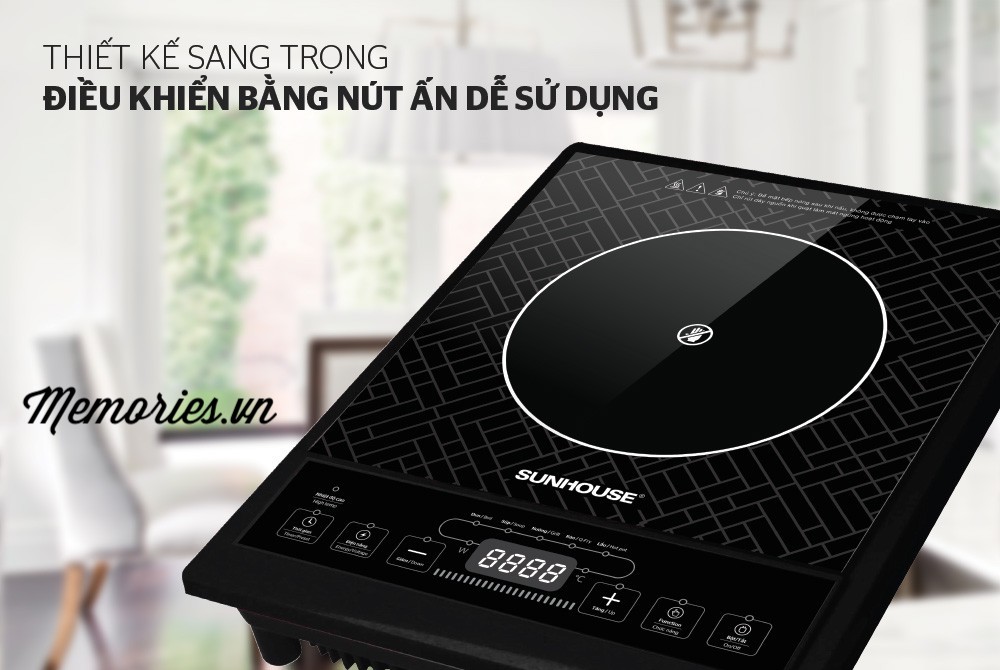 Bếp hồng ngoại SHD6011 + Tặng vỉ nướng - Hàng chính hãng chất lượng cao, gọn nhẹ phù hợp du lịch