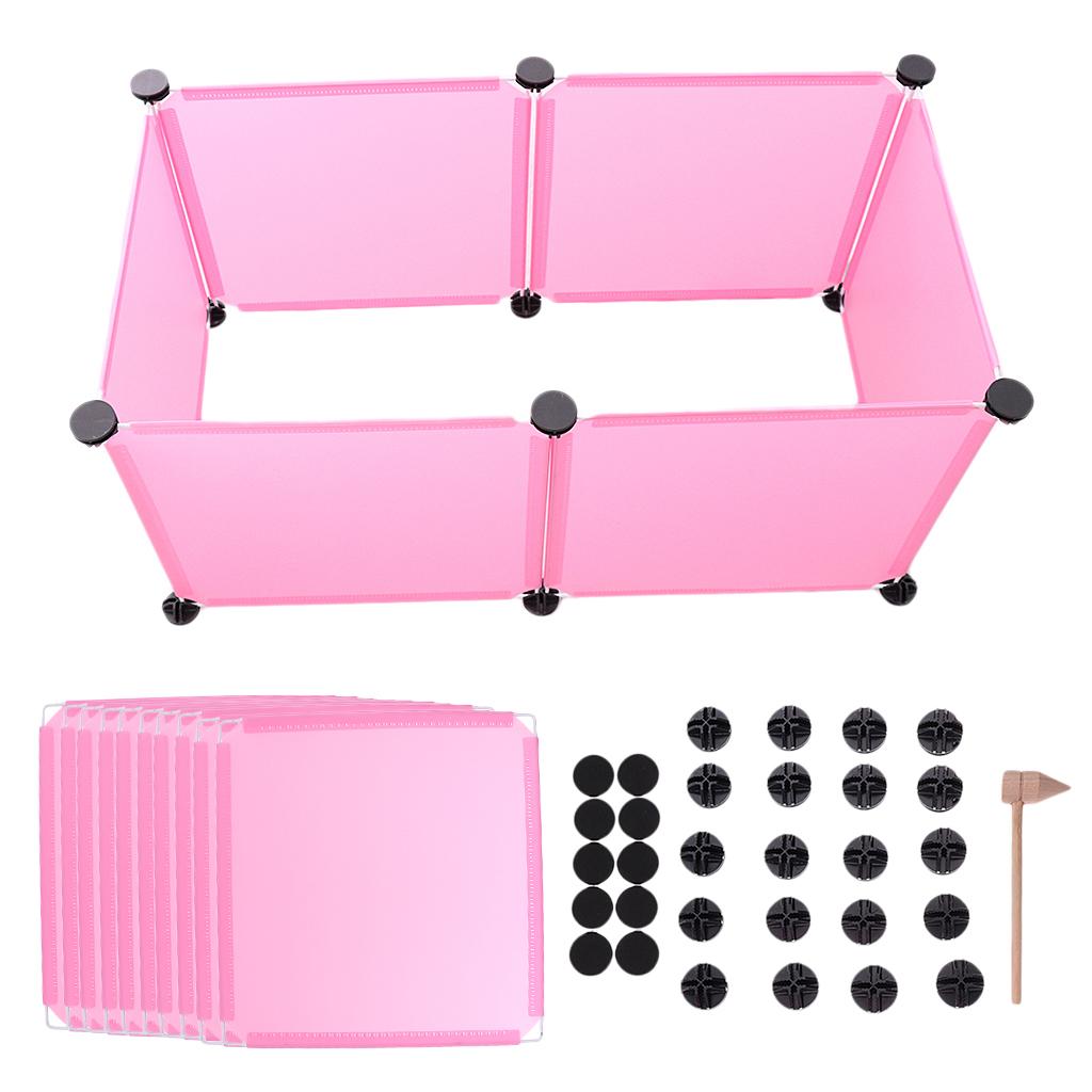 Portable Pet Dog Playpen Exercise Cage Home Cage Gate Cat Pig Safe For Pet