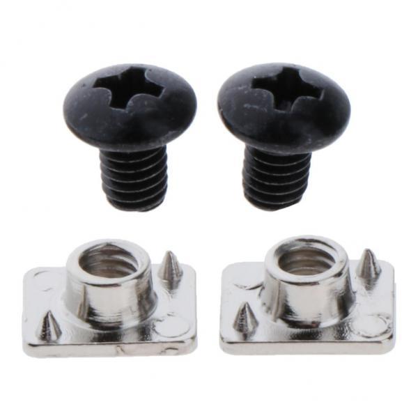 2X Iron Screws And Nuts for Inline Skates Screw Kit Screw Bolts