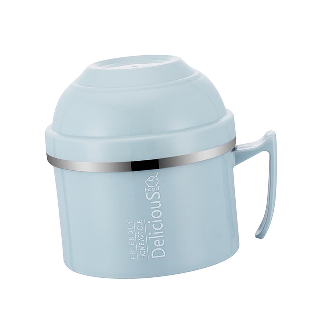 Stainless Steel 3 tier thermal bento Lunch Box Snack Cup w/Soup Bowl