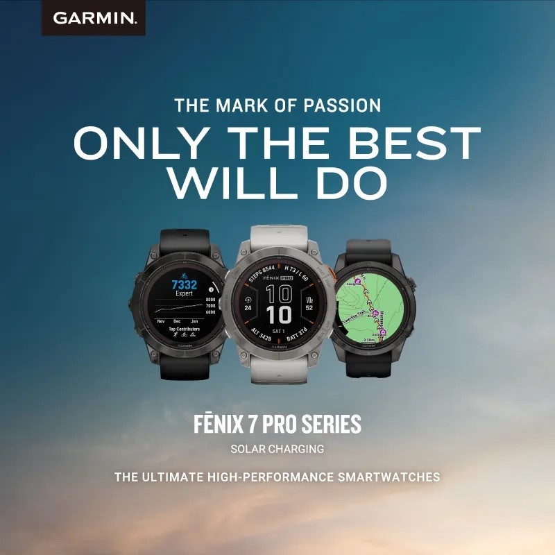 Đồng hồ thông minh Garmin fēnix 7S Pro – Sapphire Solar Edition_Mới, hàng chính hãng