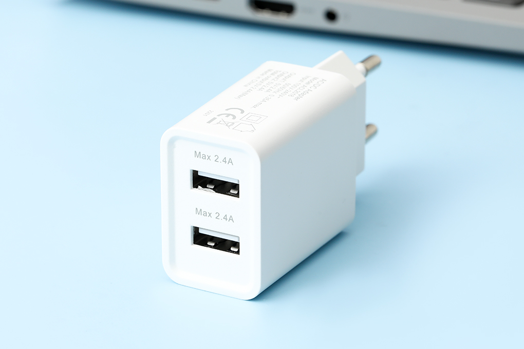 Adapter Sạc 2.4A Dual Hydrus ACL2018 - Hàng chính hãng