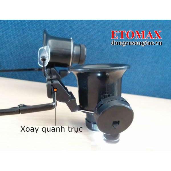 Kính lúp đeo mắt có đèn v1