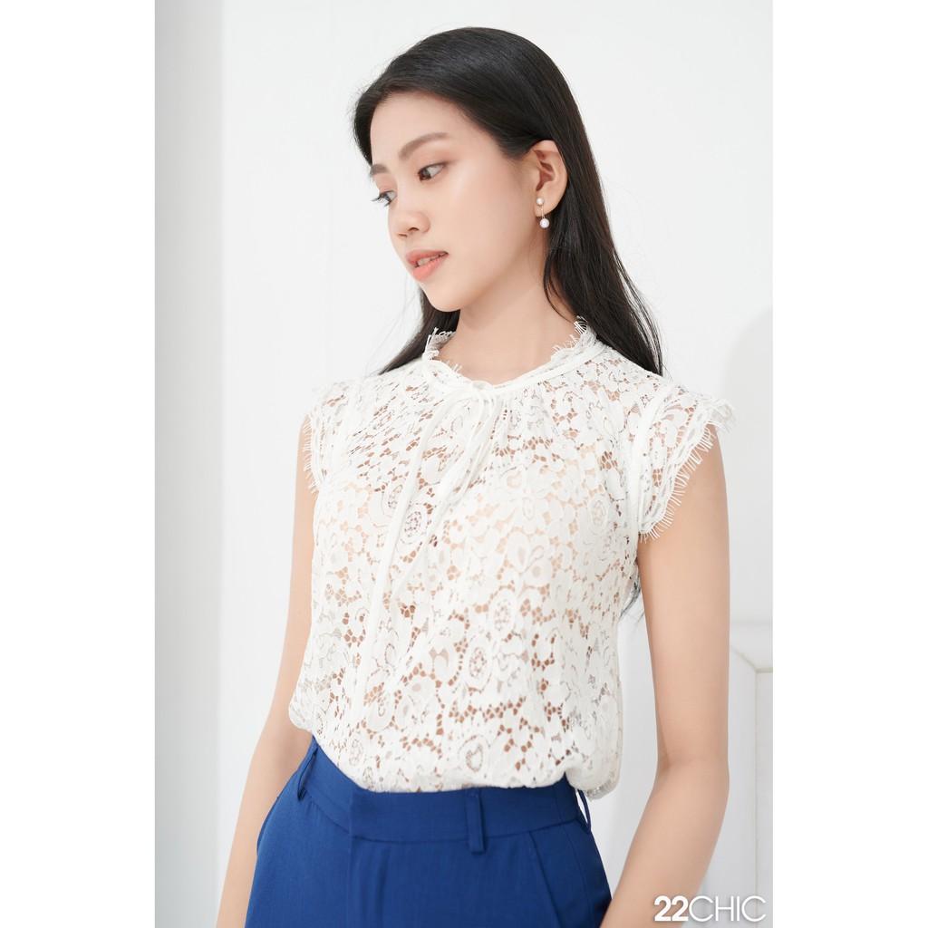 Áo ren trắng kiểu thời trang Umi Skirt - 22CHIC