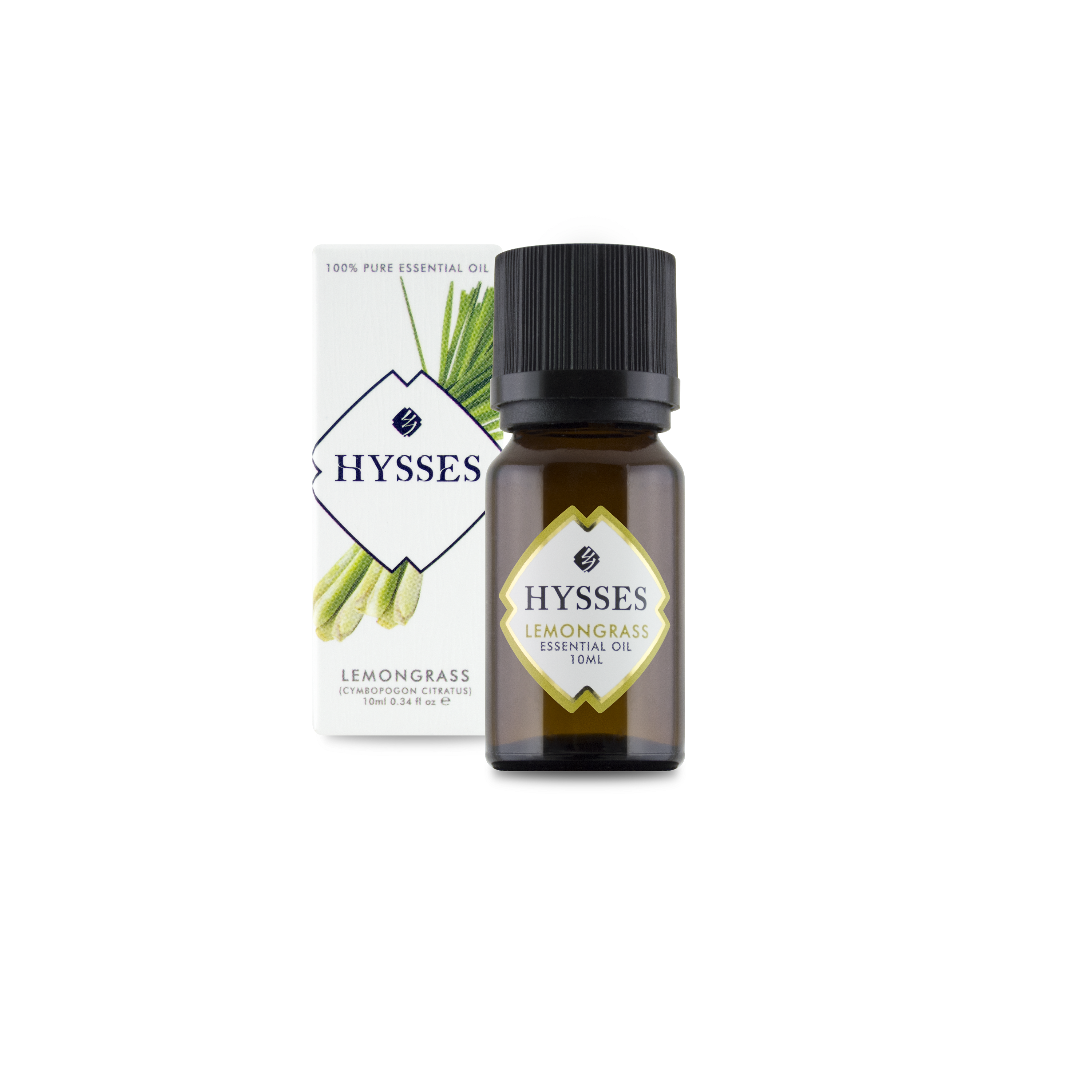 Tinh Dầu Sả Chanh Hữu Cơ Tự Nhiên Cao Cấp Hysses Lemongrass Essential Oil Giúp Khử Mùi, Chống Cảm Cúm, Kháng Khuẩn, Xua Đuổi Côn Trùng, An Toàn Cho Trẻ