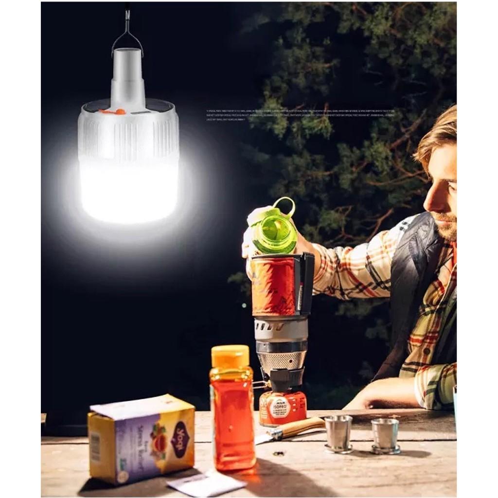 Đèn Led Tích Điện Năng Lượng Mặt Trời Siêu Sáng Có Điều Khiển Từ Xa Công Suất 100W Có 5 Chế Độ Sáng