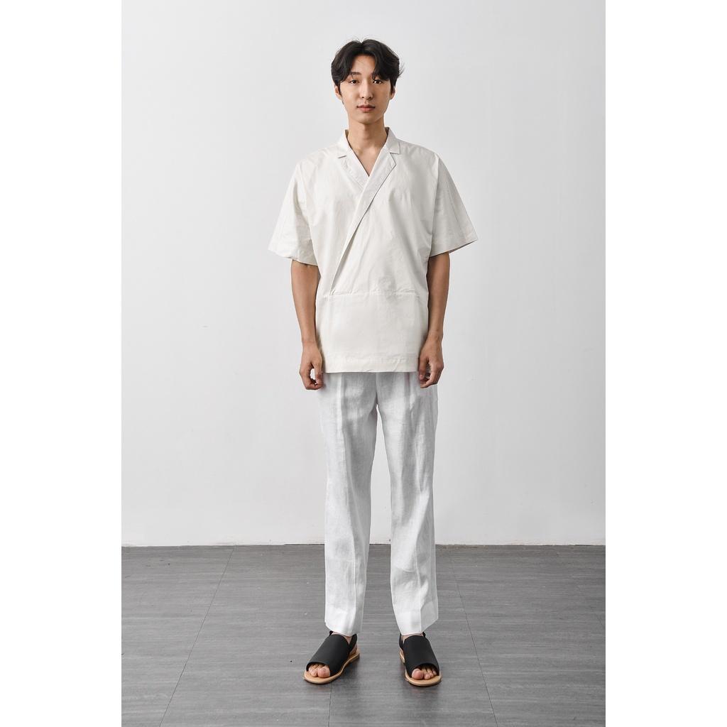 Áo sơ mi tay ngắn, Kimono. LOOSE form - Routine 10S21SHS019