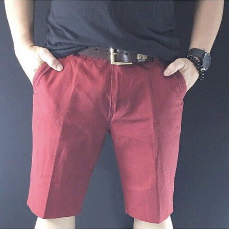 quần short kaki dây kéo ( phom chuẩn, đường may sắc xảo)