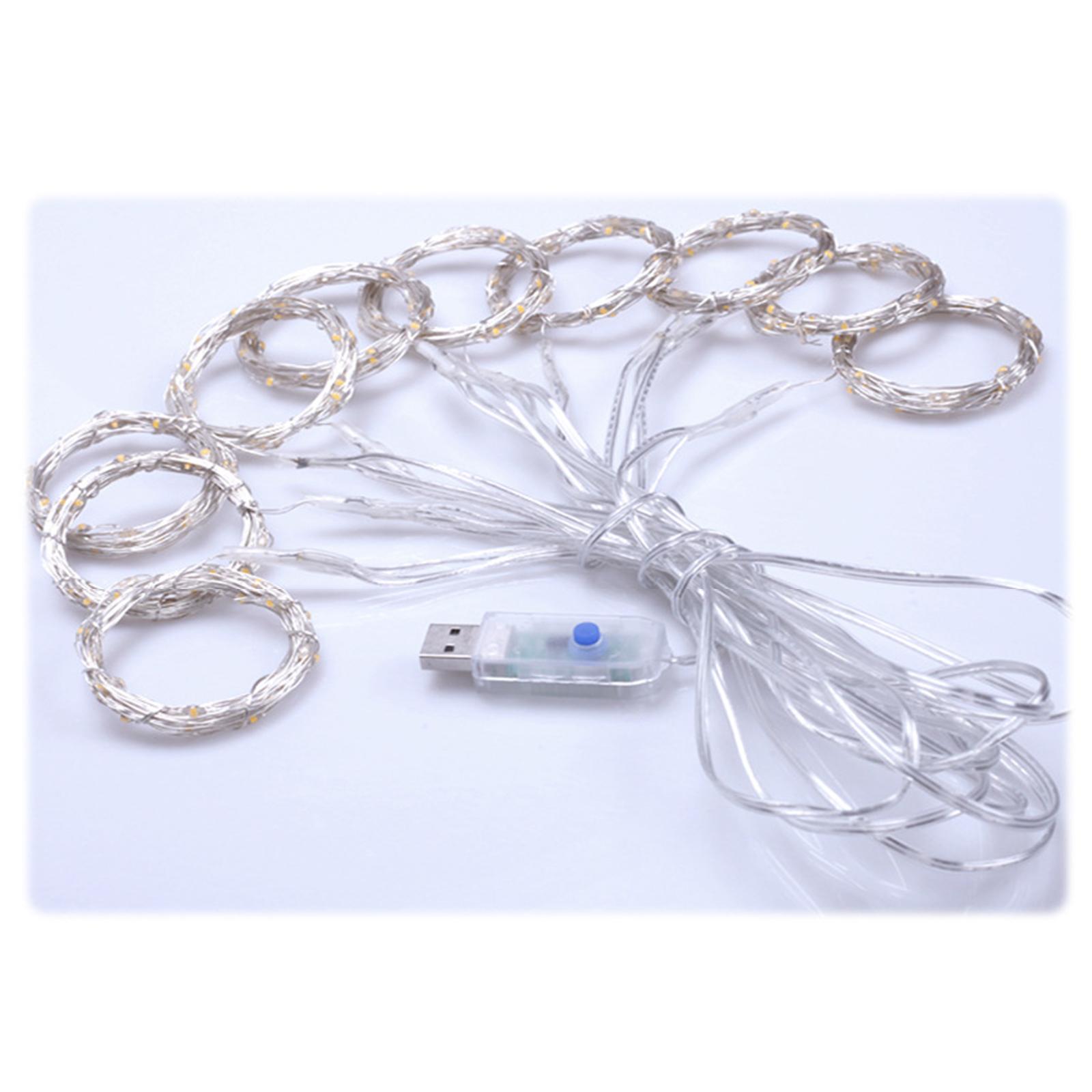 Dây Đèn Rèm Đèn Led Cổ Tích Lấp Lánh 200 Leds