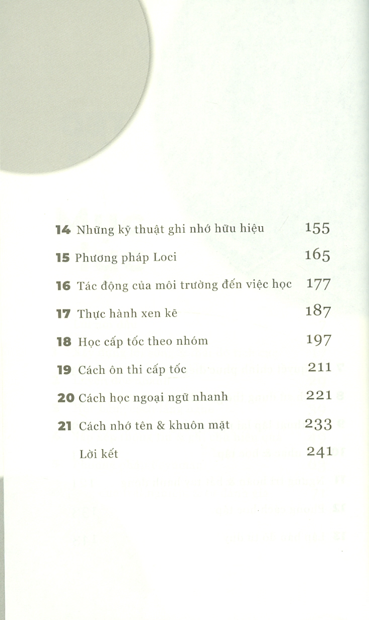 HỌC CẤP TỐC - Phương Pháp Học Nhanh - Nhớ Lâu Rèn Luyện Trí Nhớ Và Tư Duy Nhạy Bén