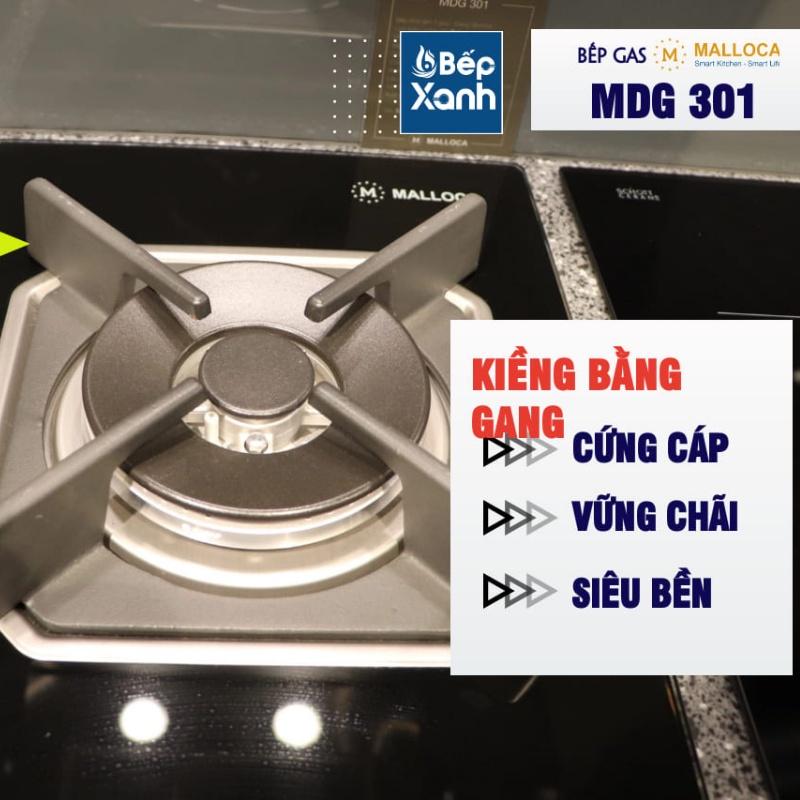 Bếp gas âm DOMINO Malloca MDG 301 - Công suất 4600W, Mâm đốt Sabaf Ý - Hàng chính hãng