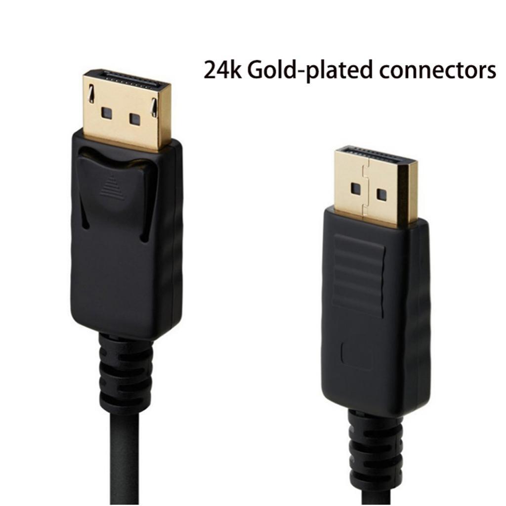 DisplayPort to DisplayPort DP to DP Cable 4K 60Hz High Speed Video Cable 1m
