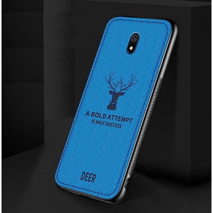 Ốp dẻo lưng vải cho Xiaomi Redmi 8A
