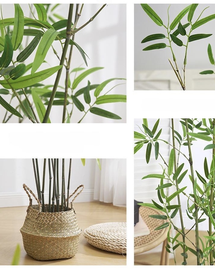 Set 10 cây trúc giả ( Loại thường) - Size từ 120cm đến 150cm - Cây giả, hoa lụa Decor trang trí nhà cửa