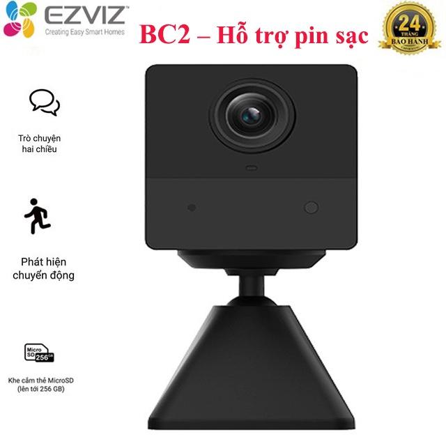 Camera Wifi Ezviz BC2 Thuật toán AI, đàm thoại 02 chiều, hồng ngoại thông minh, hình ảnh Full HD - Hàng chính hãng