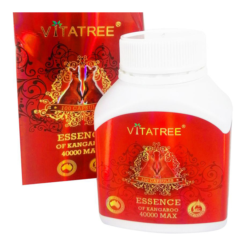 Viên uống tăng cường sức khỏe nam giới Vitatree Essence Of Kangaroo 40000 Max