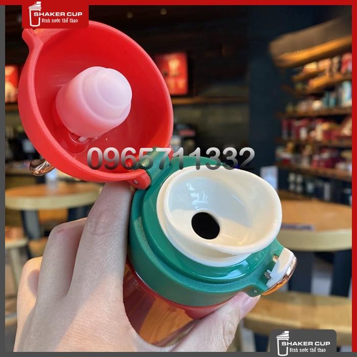 Bình giữ nhiệt Giáng Sinh Noel Tuần Lộc 350ml
