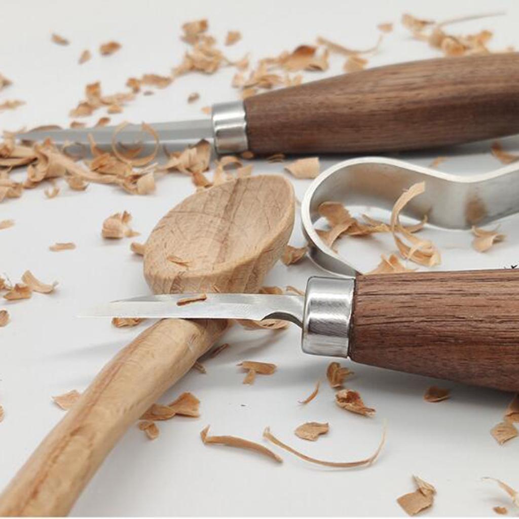 5/8pcs Wood Carving Tools Set Hook Carving Cutter Detail Cutter Oblique Knife Trimming Knife Cutter DIY Crafts Gifts for Beginners