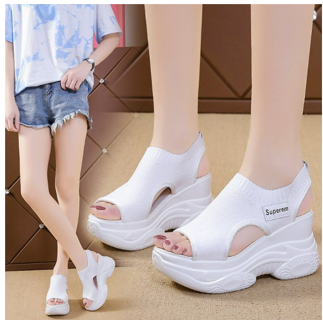 Dép Nữ Cao Gót Tăng Chiều Cao Phong Cách AG49 - Hàng Quảng Châu Cao Cấp