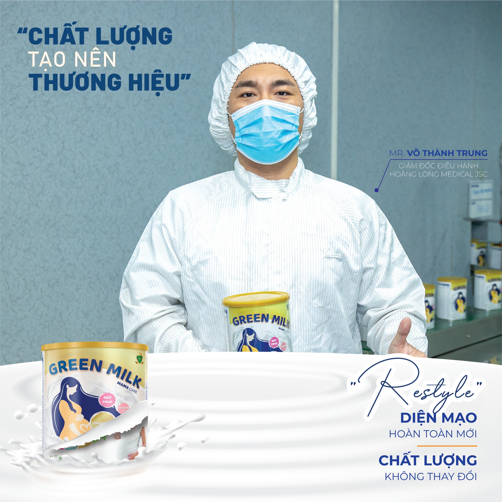 Combo 2 Lon Sữa Non Cho Mẹ Bầu GreenMilk Bổ Sung Canxi Dinh Dưỡng Thai Kỳ