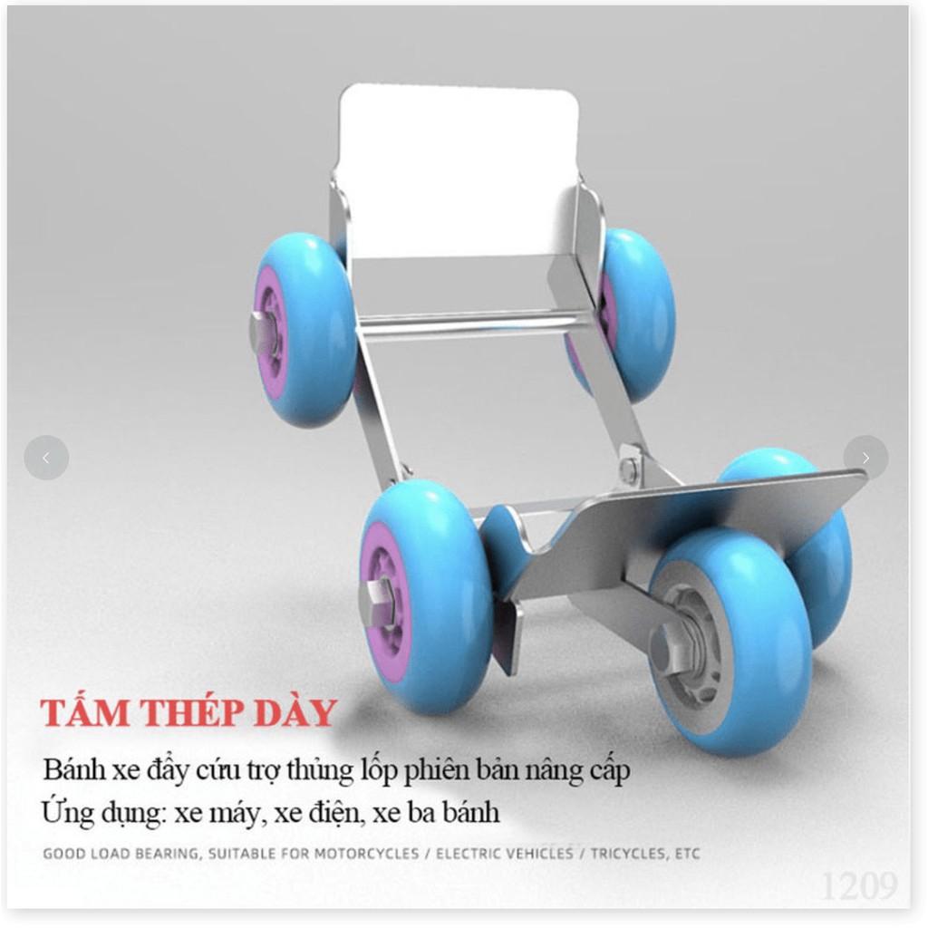 Bánh xe đẩy trợ lực khẩn cấp cho bánh sau khi thủng lốp