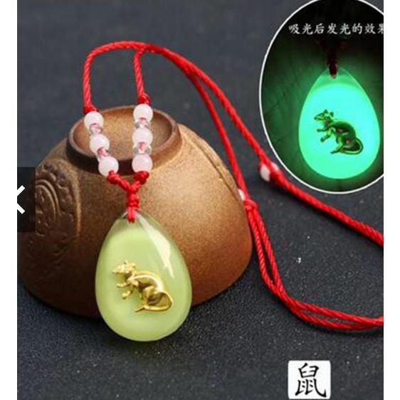Vòng Cổ Phát Sáng Dạ Quang 12 Con Giáp,Cung Hoàng Đạo Thời Trang Unisex, Vòng Cổ Nam Nữ