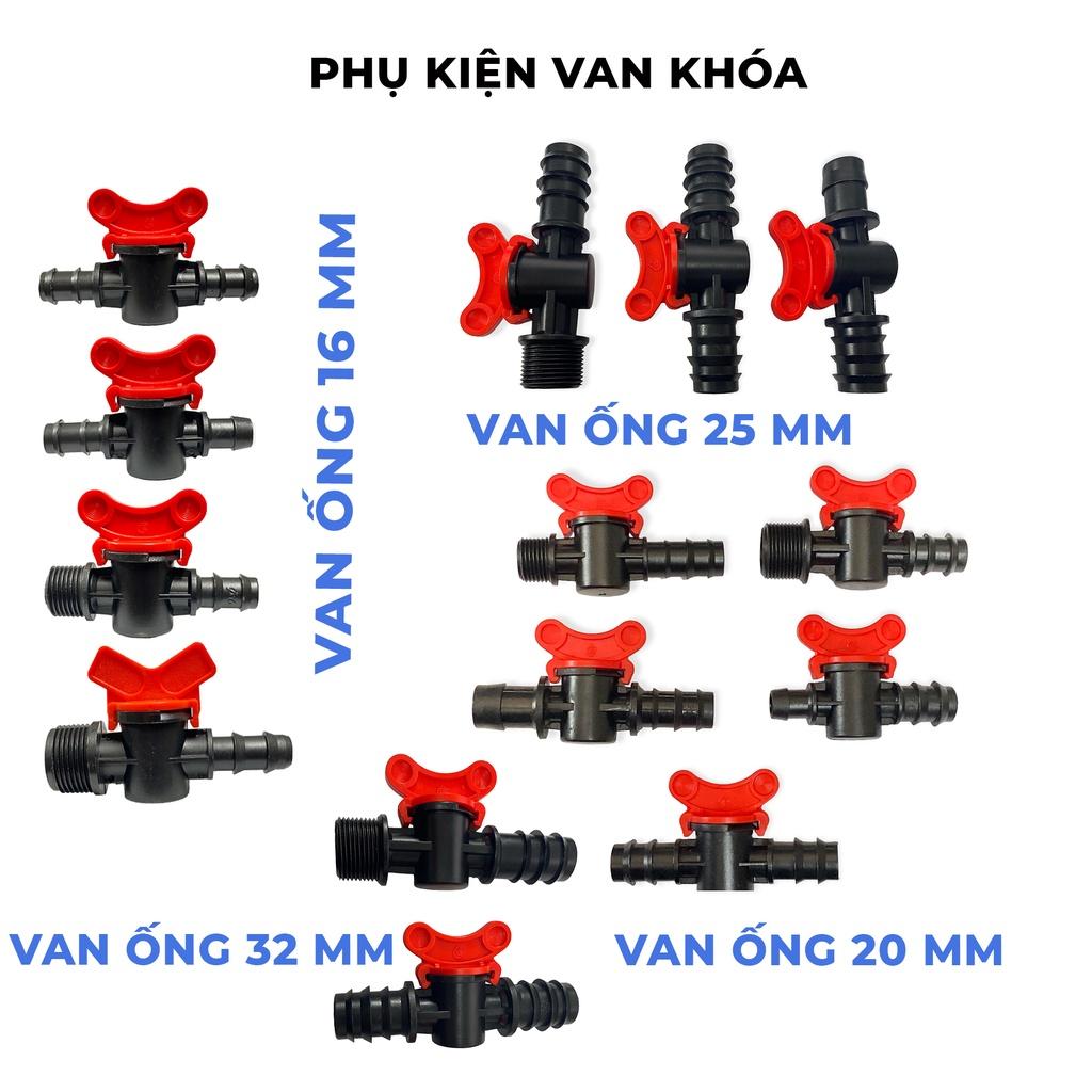 Van ống LDPE 16mm - Van ống 16