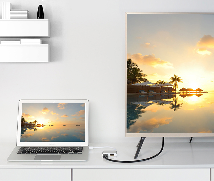 Cáp Mini DisplayPort To HDMI + VGA Ugreen - Hàng chính hãng