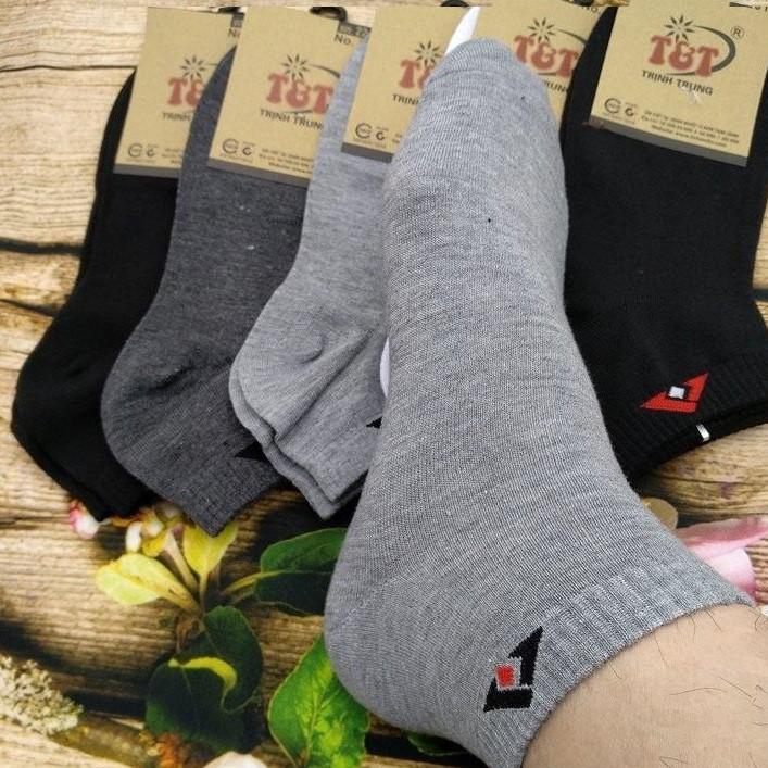 Tất Vớ Cổ Ngắn T&T Nhiều Màu Nhiều Mẫu Thoáng Khí Khử Mùi Hôi Siêu Bền - Vớ Nam Cổ Ngắn Cá Tính Thích Hợp Nhiều Giày