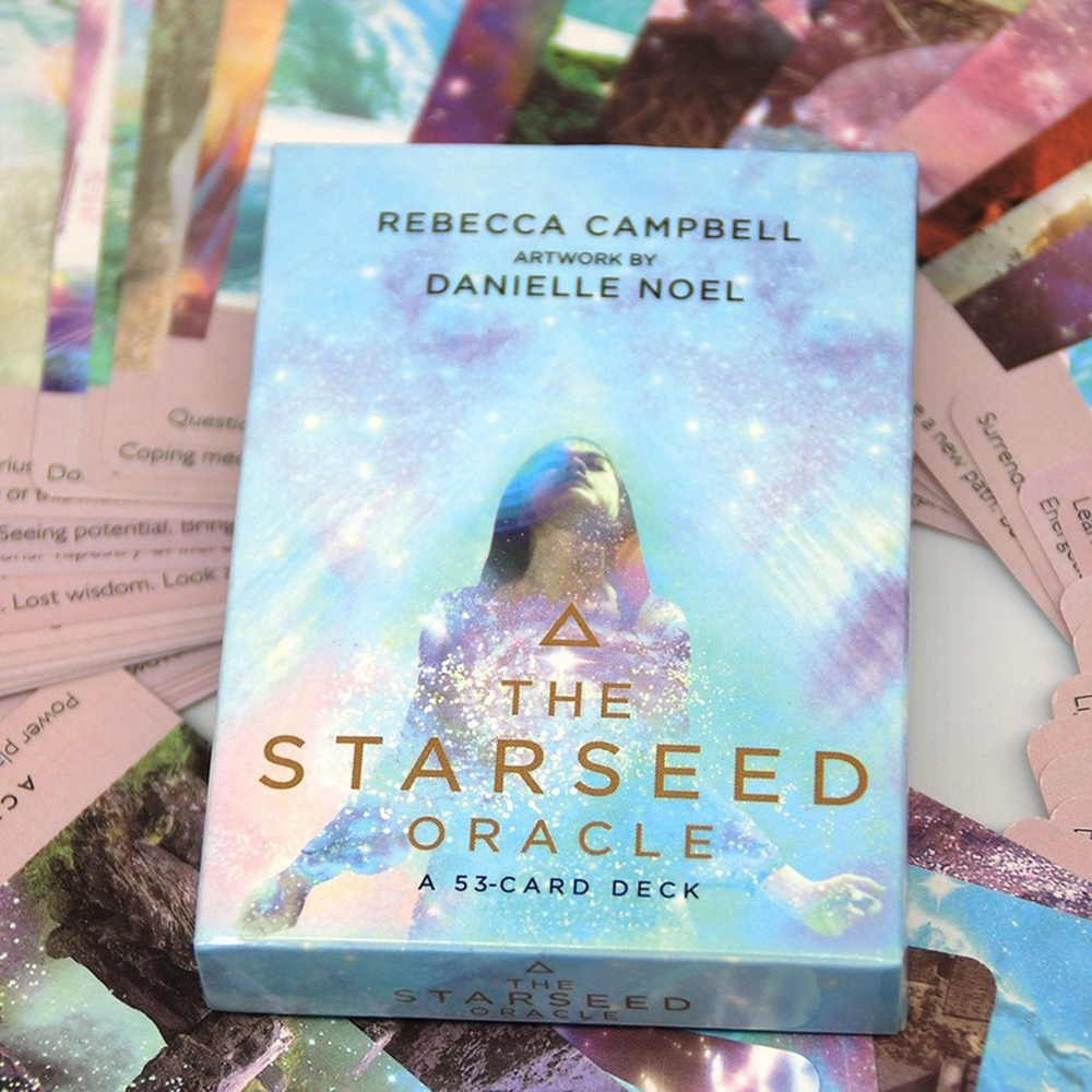 Bài Oracle StarSeed Oracle 53 Lá Bài Tặng File Tiếng Anh Và Đá Thanh Tẩy Bộ Bài Thiết Kế Đẹp