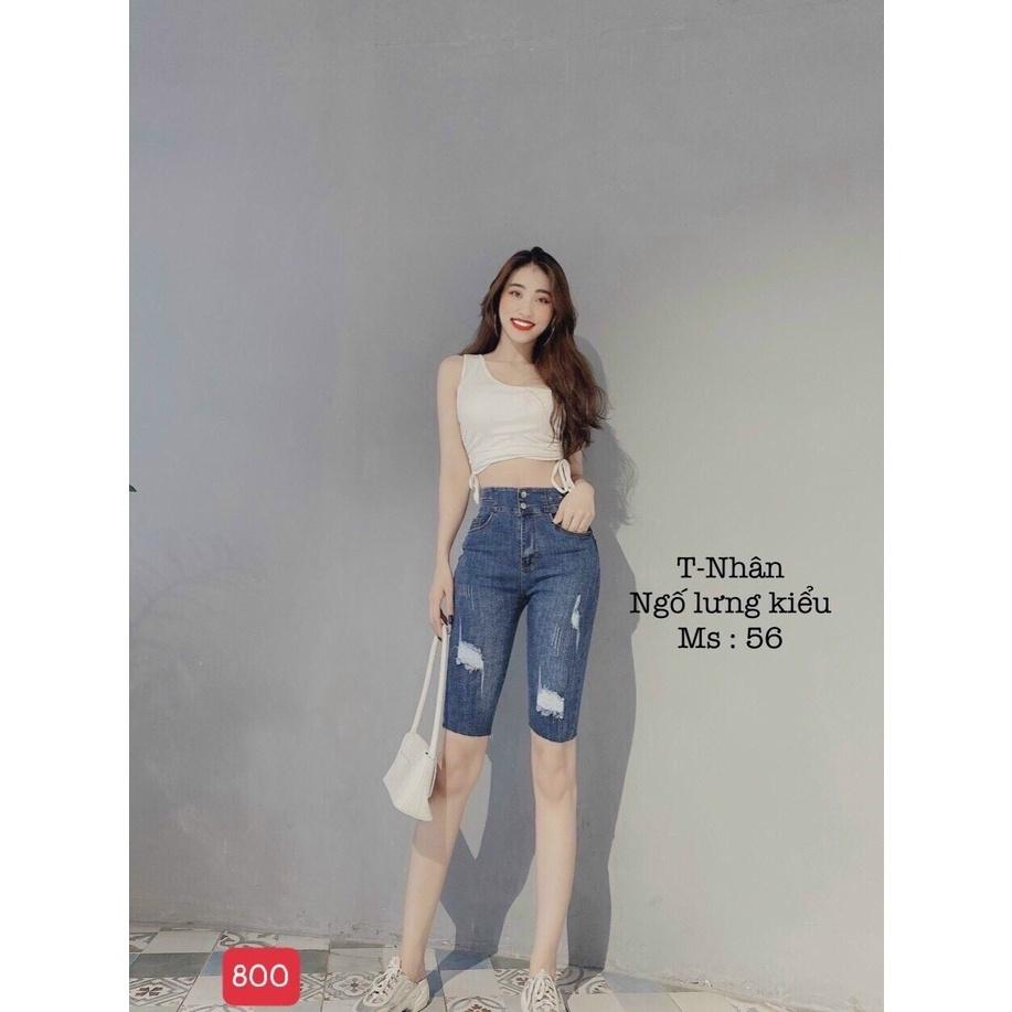 Quần short jean ngố nữ cao cấp, chất liệu denim dễ thương, tôn dáng BEN Shop0807 Z10