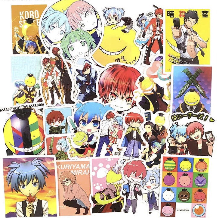 Set 60 Sticker Lớp học ám sát Assassination Classroom