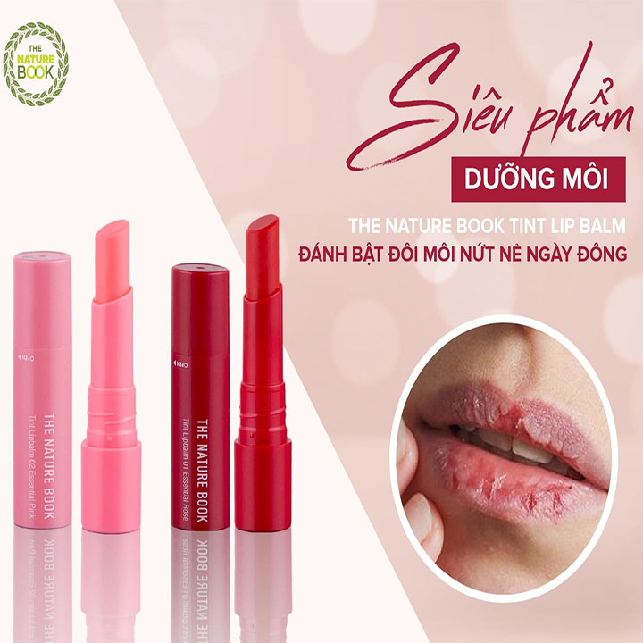 Son Dưỡng Môi The Nature Book Tint Lipbalm 4g