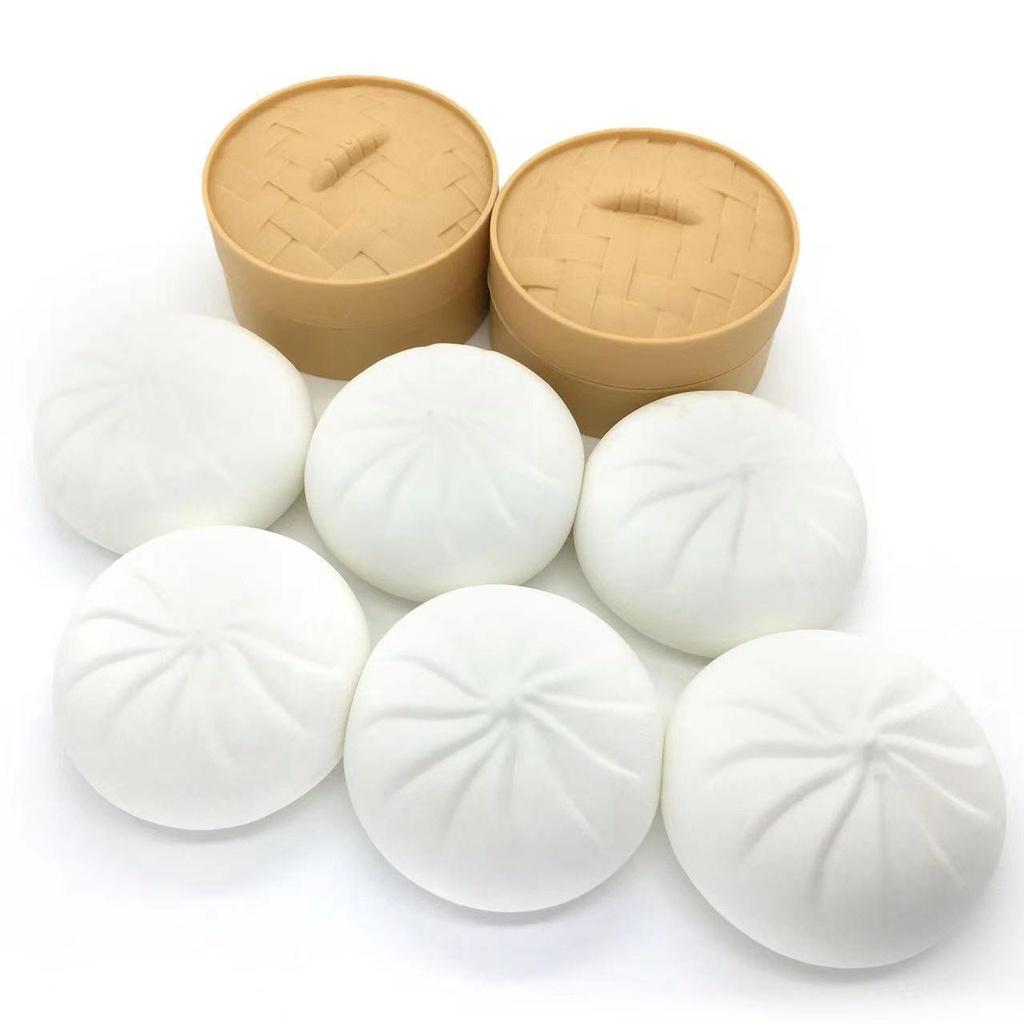 Bánh bao Squishy Mochi Cute HOT TREND Đồ Chơi Mochi Xả Stress Dễ Thương Xua Tan Mệt Mỏ