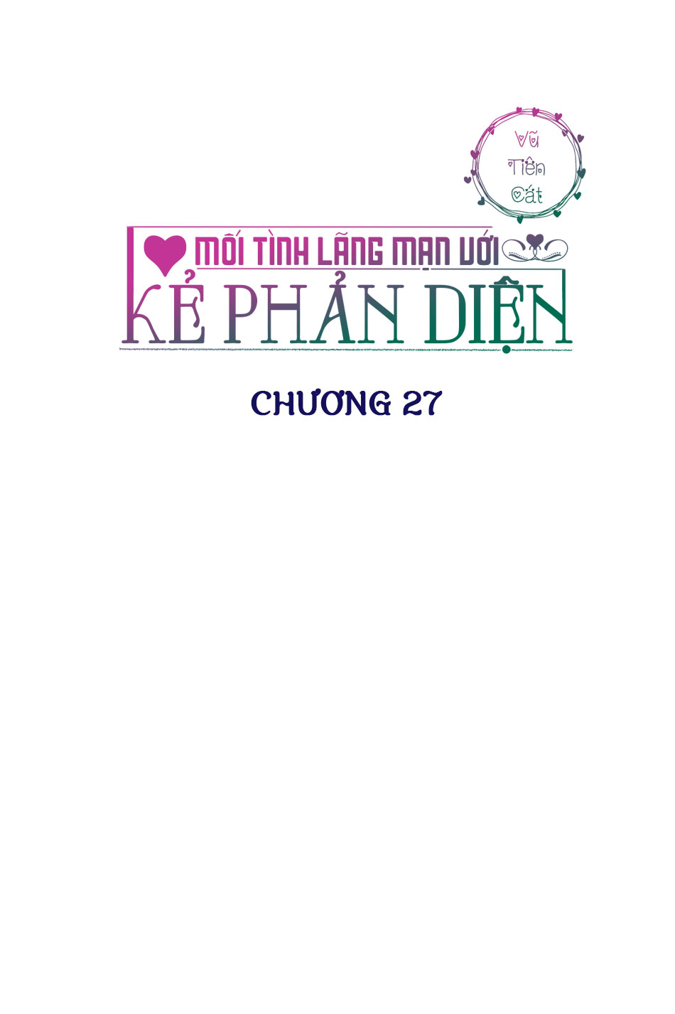 mối tình lãng mạn với kẻ phản diện chapter 27 3