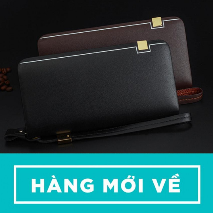 Ví nữ New4all BLD82 tiện ích - Bóp cầm tay cho nữ sang trọng da trơn (19X9X3 cm)