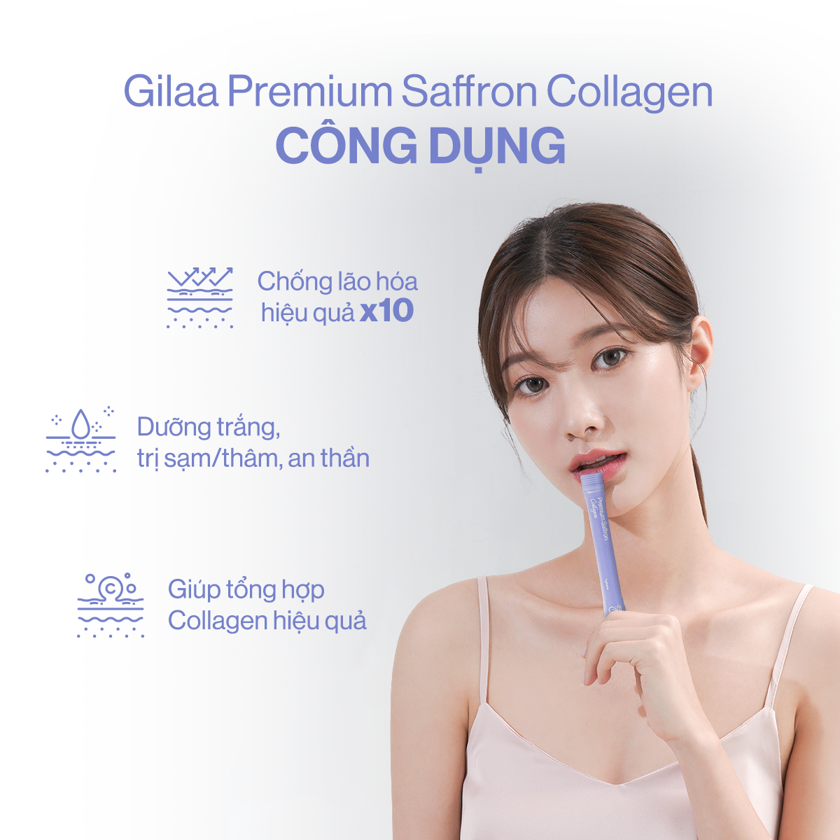 Bột Uống Collagen Cao Cấp Kết Hợp Saffron -