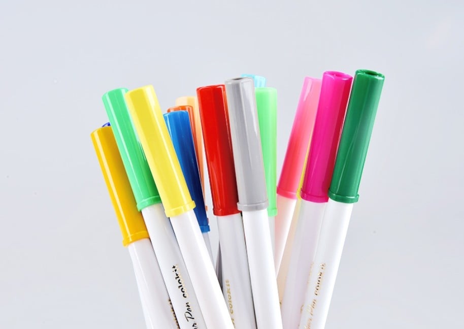 Bút lông màu Fiber Pen Thiên Long Colokit an toàn sử dụng tô màu, vẽ tranh, calligraphy, 20 màu basic FP-C03