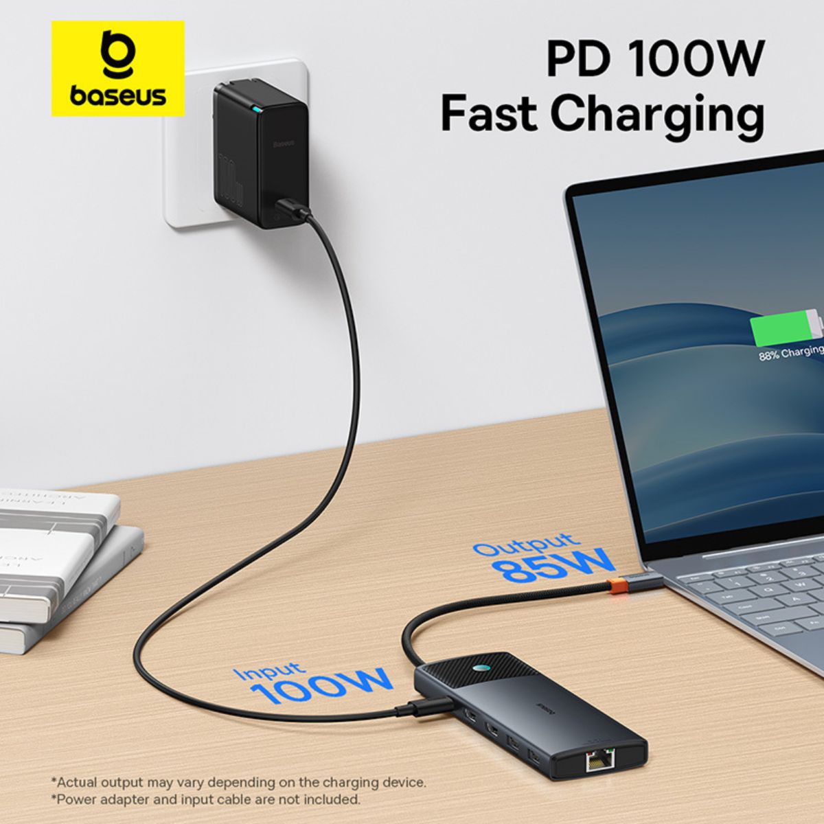 Hub mở rộng Baseus Metal Gleam Series II  kết nối HUB 10-in-1 USB - hàng chính hãng