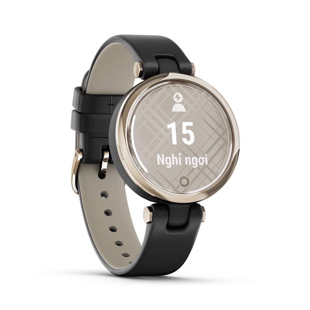 Đồng Hồ Thông Minh Garmin Lily Classic (Paloma/Black/White) - Hàng Chính Hãng